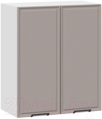 Шкаф навесной для кухни ТриЯ Белладжио 1В6 (белый/софт капучино) - фото