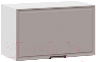 Шкаф под вытяжку ТриЯ Белладжио 1В6Г (белый/софт капучино) - фото