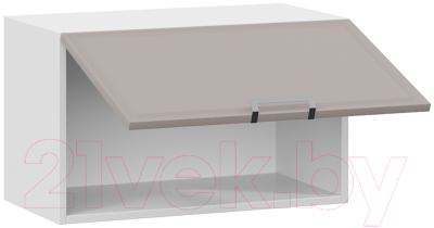 Шкаф под вытяжку ТриЯ Белладжио 1В6Г (белый/софт капучино)