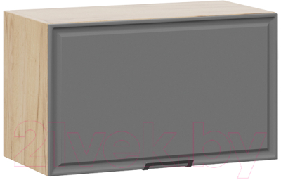 Шкаф под вытяжку ТриЯ Белладжио 1В6Г (дуб крафт золотой/софт графит) - фото