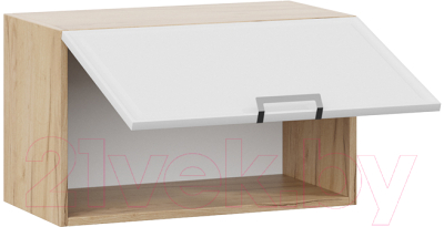 Шкаф под вытяжку ТриЯ Белладжио 1В6Г (дуб крафт золотой/фон белый)