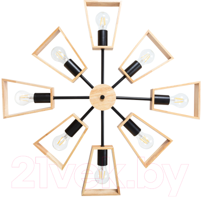 Люстра Arte Lamp Brussels A8030PL-8BK