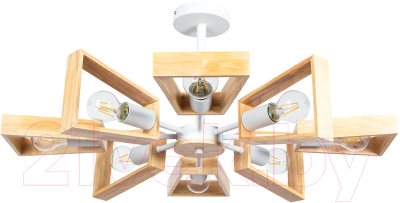 Люстра Arte Lamp Brussels A8030PL-8WH - фото