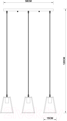 Люстра Arte Lamp Brussels A8030SP-3BK