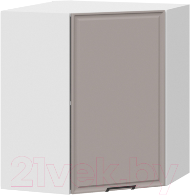 Шкаф навесной для кухни ТриЯ Белладжио 1В6У (белый/софт капучино) - фото