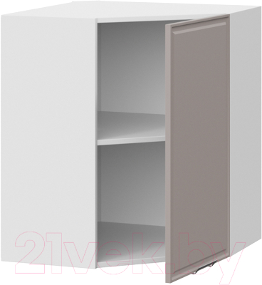 Шкаф навесной для кухни ТриЯ Белладжио 1В6У (белый/софт капучино)