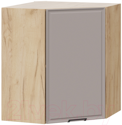 Шкаф навесной для кухни ТриЯ Белладжио 1В6У (дуб крафт золотой/софт капучино) - фото