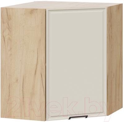 Шкаф навесной для кухни ТриЯ Белладжио 1В6У (дуб крафт золотой/софт панакота) - фото