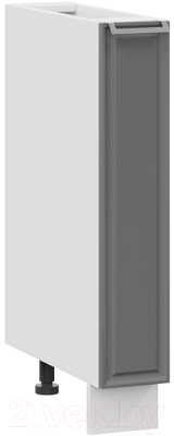 Шкаф карго ТриЯ Белладжио 1Н15К (белый/софт графит) - фото