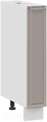 Шкаф карго ТриЯ Белладжио 1Н15К (белый/софт капучино) - фото