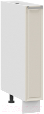 Шкаф карго ТриЯ Белладжио 1Н15К (белый/софт панакота) - фото