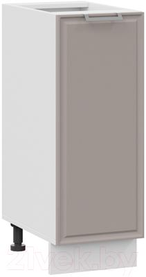 Шкаф-стол кухонный ТриЯ Белладжио 1Н3 (белый/софт капучино) - фото