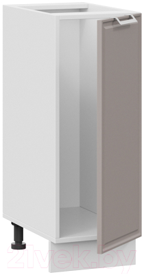 Шкаф-стол кухонный ТриЯ Белладжио 1Н3 (белый/софт капучино)