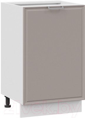 Шкаф-стол кухонный ТриЯ Белладжио 1Н5 (белый/софт капучино) - фото