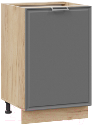 Шкаф-стол кухонный ТриЯ Белладжио 1Н5 (дуб крафт золотой/софт графит) - фото