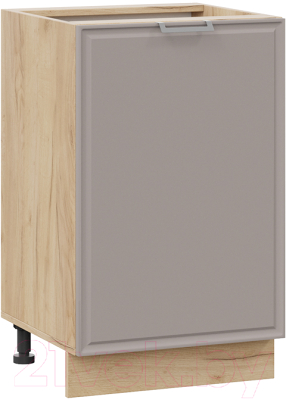 Шкаф-стол кухонный ТриЯ Белладжио 1Н5 (дуб крафт золотой/софт капучино) - фото