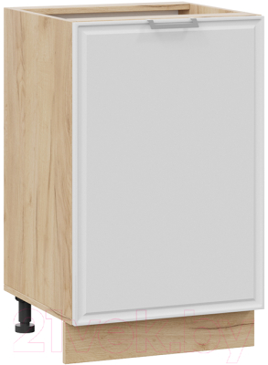 Шкаф-стол кухонный ТриЯ Белладжио 1Н5 (дуб крафт золотой/фон белый) - фото