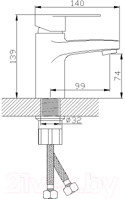 Смеситель Potato P10310S