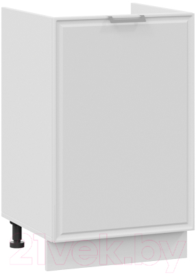 Шкаф под мойку ТриЯ Белладжио 1Н5М (белый/фон белый) - фото