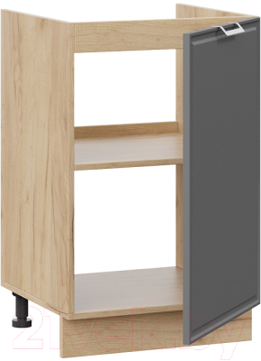 Шкаф под мойку ТриЯ Белладжио 1Н5М (дуб крафт золотой/софт графит)