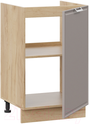 Шкаф под мойку ТриЯ Белладжио 1Н5М (дуб крафт золотой/софт капучино)