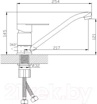 Смеситель Potato P49310S