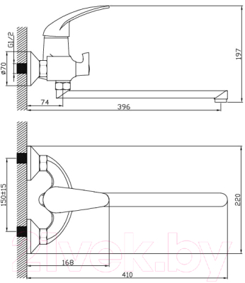 Смеситель Diadonna D80222101