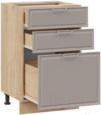 Шкаф-стол кухонный ТриЯ Белладжио 1Н5Я3 (дуб крафт золотой/софт капучино)