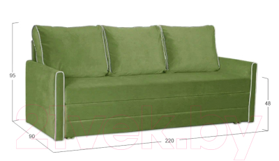 Диван Асмана Новинка дельфин (Oskar Apple)