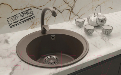 Мойка кухонная Ulgran Quartz Nora 485-07 (уголь)