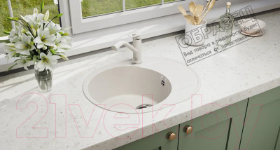 Мойка кухонная Ulgran Quartz Nora 585-05 (бетон)