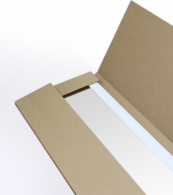 Зеркало Континент Белое 63x180