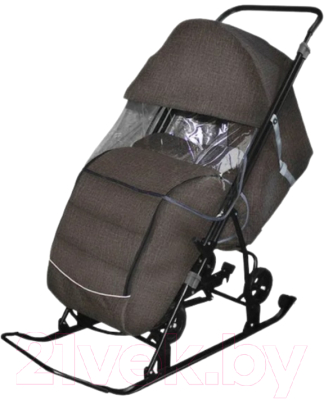 Санки-коляска GalaXy Снежинка Универсал 1 - фото