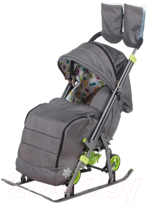 Санки-коляска GalaXy Kids 3-2С - фото