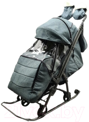 Санки-коляска GalaXy Kids 3-3С - фото
