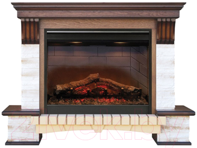 Каминокомплект Смолком Stone Montebello MB/JUP/SYM26 + DF2608-INT Symphony 26 - фото