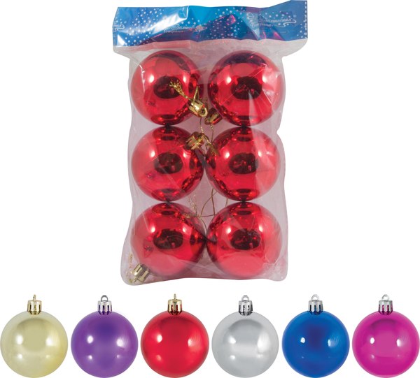 Набор шаров новогодних Волшебная страна SYCB17-649 / 003419 - фото