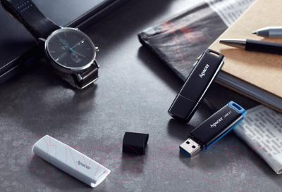 USB flash накопитель Apacer AH336 32GB Black (AP32GAH336B-1)
