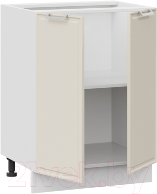 Шкаф-стол кухонный ТриЯ Белладжио 1Н6 (белый/софт панакота)