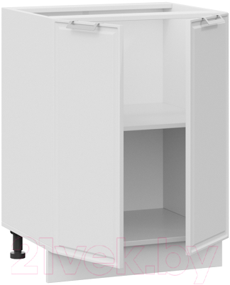 Шкаф-стол кухонный ТриЯ Белладжио 1Н6 (белый/фон белый)