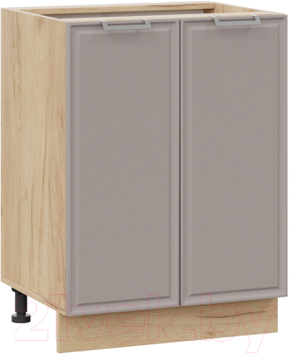 Шкаф-стол кухонный ТриЯ Белладжио 1Н6 (дуб крафт золотой/софт капучино) - фото