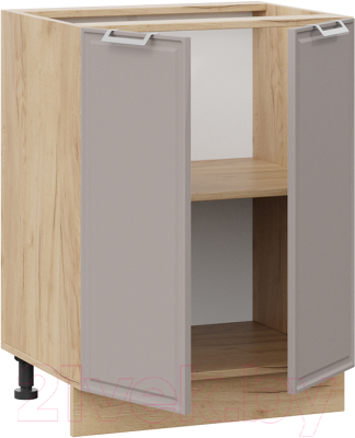 Шкаф-стол кухонный ТриЯ Белладжио 1Н6 (дуб крафт золотой/софт капучино)