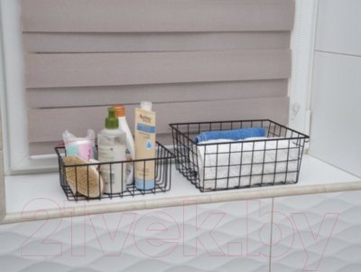 Корзина Violet Металлическая / 720107 (черный)