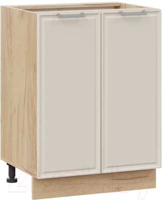 Шкаф-стол кухонный ТриЯ Белладжио 1Н6 (дуб крафт золотой/софт панакота) - фото