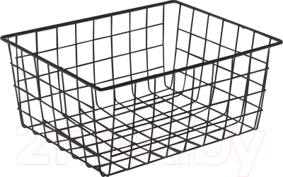 Корзина Violet Металлическая большая / 720207 (черный) - фото