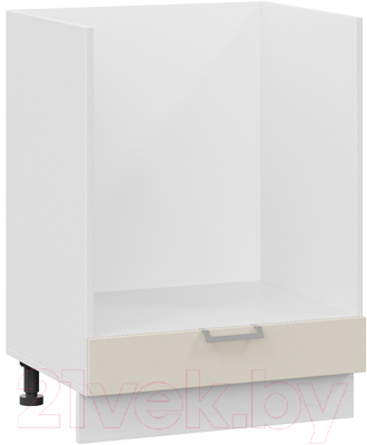 Шкаф под духовку ТриЯ Белладжио 1Н6Б (белый/софт панакота) - фото