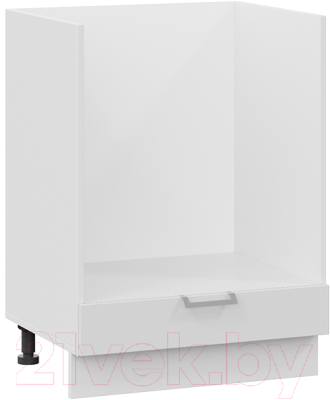 Шкаф под духовку ТриЯ Белладжио 1Н6Б (белый/фон белый) - фото