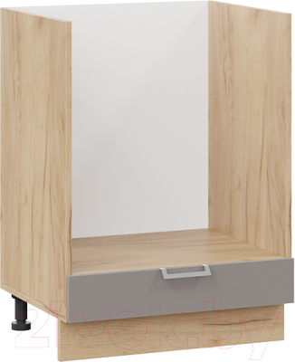 Шкаф под духовку ТриЯ Белладжио 1Н6Б (дуб крафт золотой/софт капучино) - фото