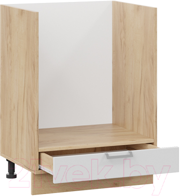 Шкаф под духовку ТриЯ Белладжио 1Н6Б (дуб крафт золотой/фон белый)