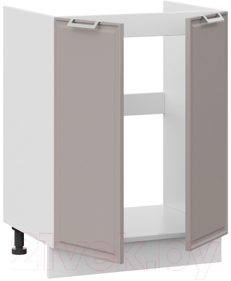 Шкаф под мойку ТриЯ Белладжио 1Н6М (белый/софт капучино)